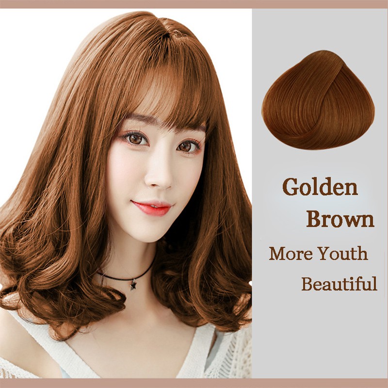 现货棕色染发剂洗发水 5 Colors Brown Hair Dye Shampoo Fast Minutes Dye Golden Brown Coffee Brown Dark Brown Hair Shampoo Shopee Malaysia