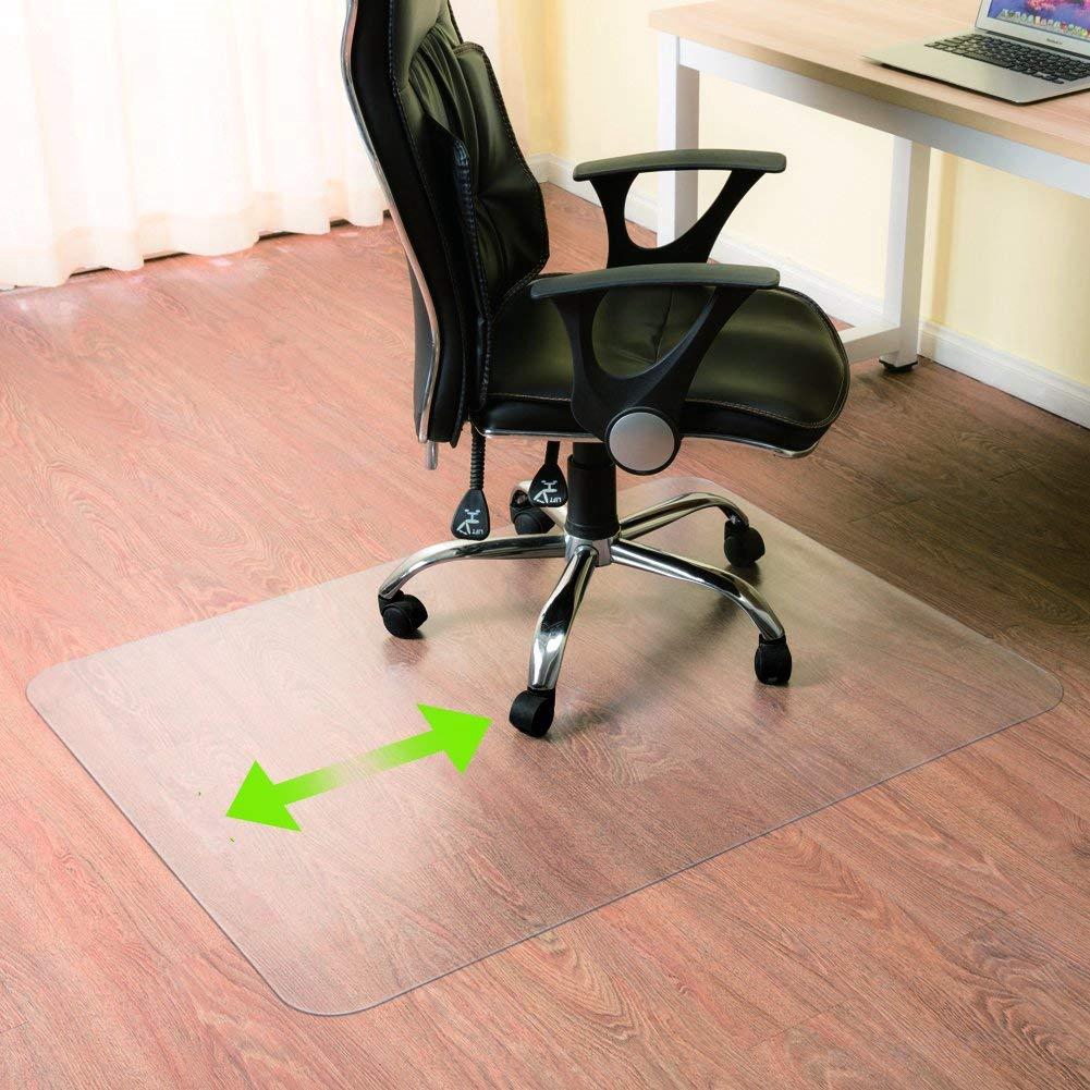 office desk chair mat  36" x 48" hukimgee 100 pet recycled heavy duty