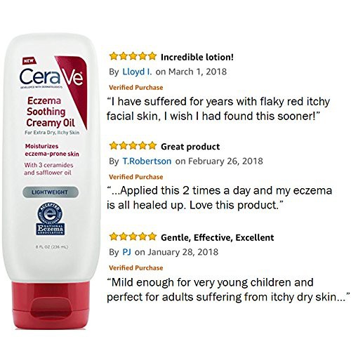 cerave eczema soothing creamy oil