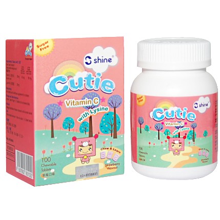 Exp 30 03 2023 Shine Cutie Vitamin C With Lysine Tablets 100 S Lulus Kkm Mal09102966x