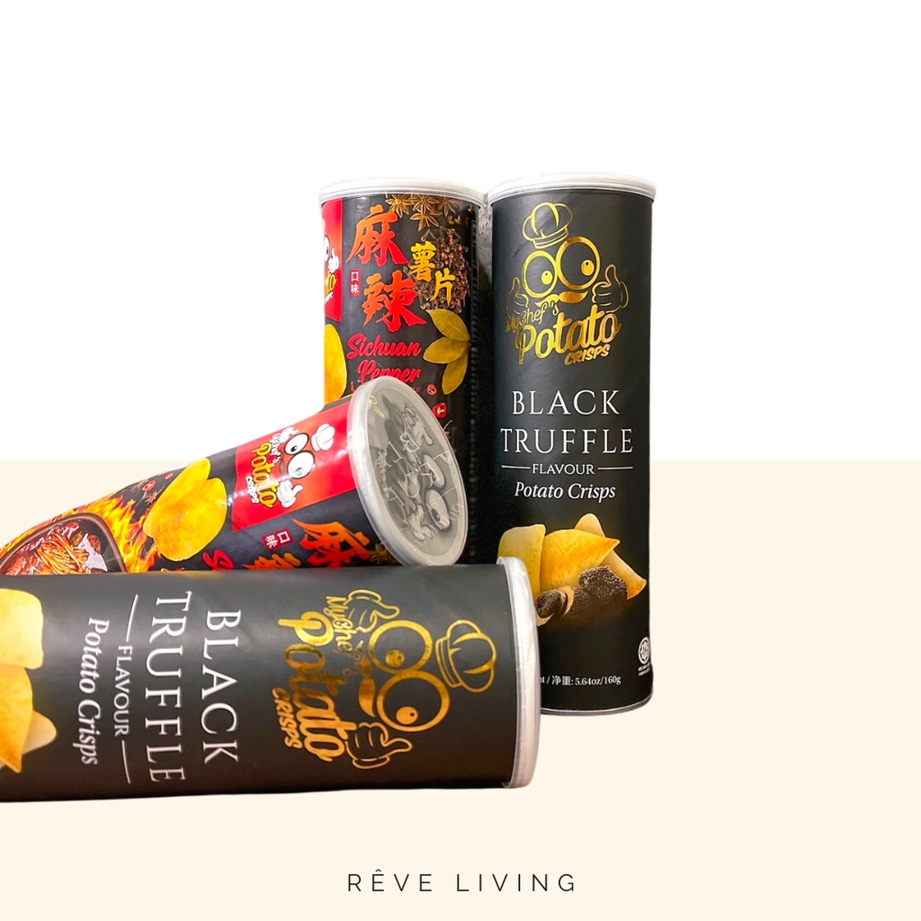 HALAL MY CHEF'S POTATO CHIPS BLACK TRUFFLE Shopee Malaysia