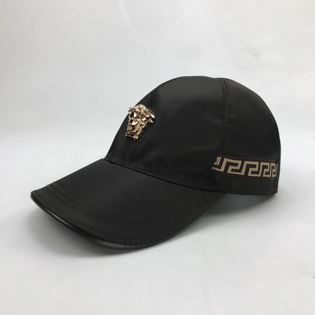 white versace hat