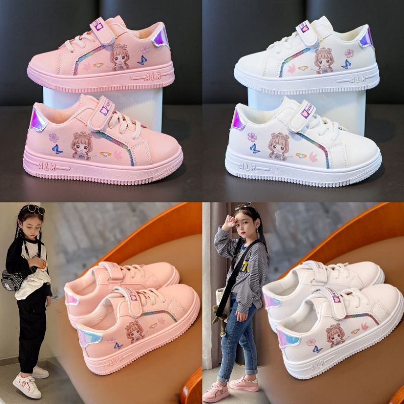 Sneakers Kids Girl Shoes Children's Shoes Allmatch Pure Sole White