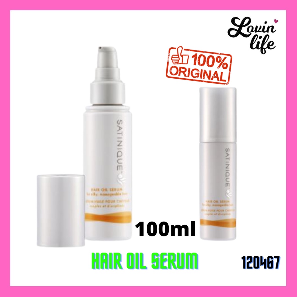 Platinum Seller SATINIQUE Hair Oil Serum 100ml (READY STOCK) Shopee
