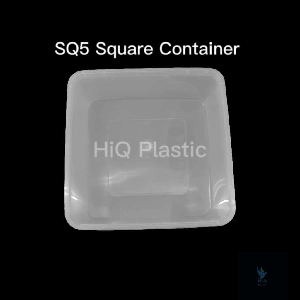 SQ5 Square Disposable Plastic Food Container 2000ml Shopee Malaysia