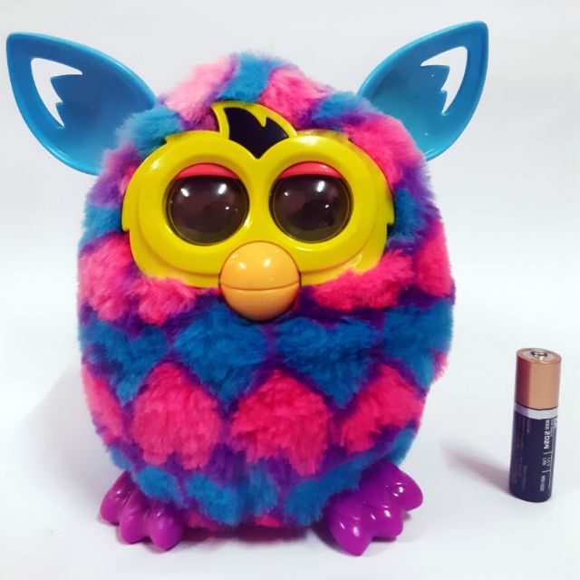 pink and blue furby
