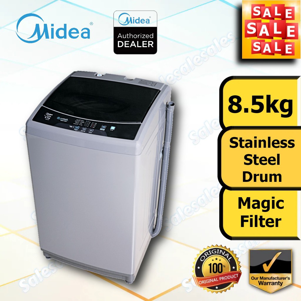 Midea 7 5kg 8 5kg 9 5kg 10kg 12kg Washing Machine Fully Auto Washer Mesin Basuh Shopee Malaysia
