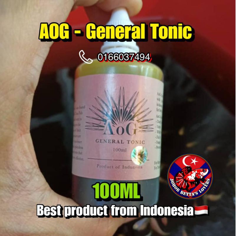 AOG General Tonic for Betta Fish(100ml) Art of Grooming Betta fish