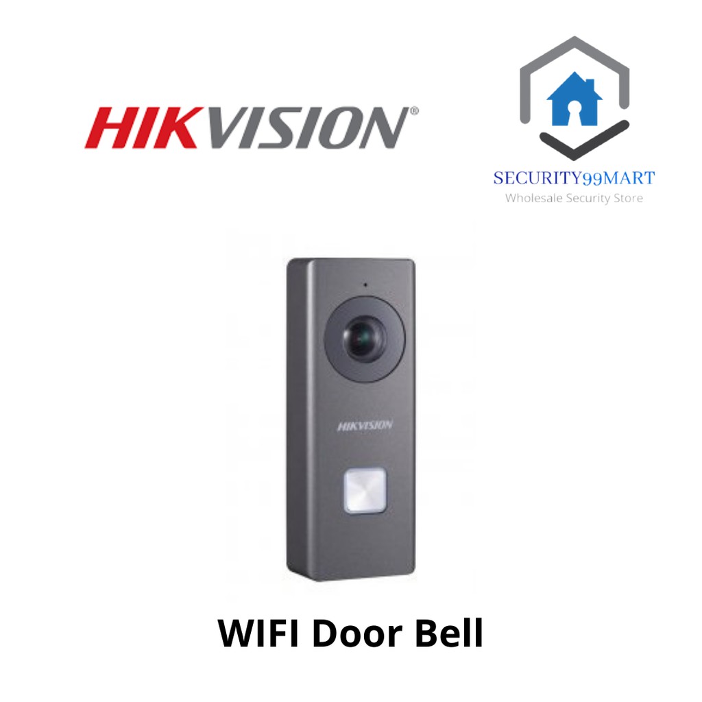 HIKVISION WIFI WIRELESS DOOR BELL 2MP VIDEO INTERCOM CAMERA WI-FI DS-KB6403-WIP 