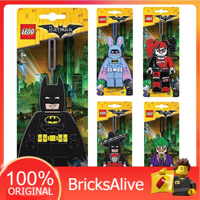 BricksAlive] LEGO BAT MAN MOVIE Luggage Tag (Assorted) | Shopee Malaysia