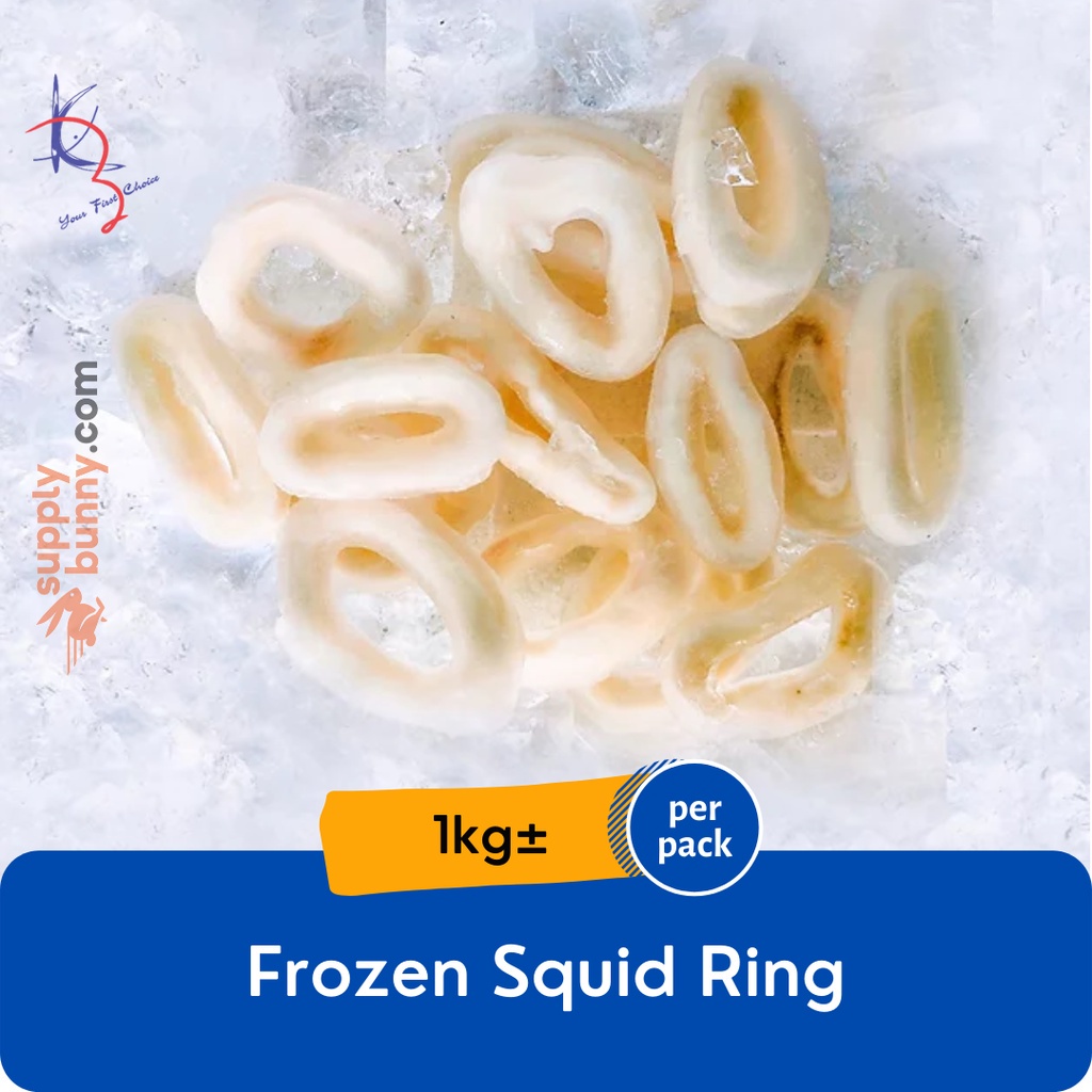 Squid Ring 1kg (sold per pack) 苏东圈 Sotong Cincin - Kaizer Frozen Seafood