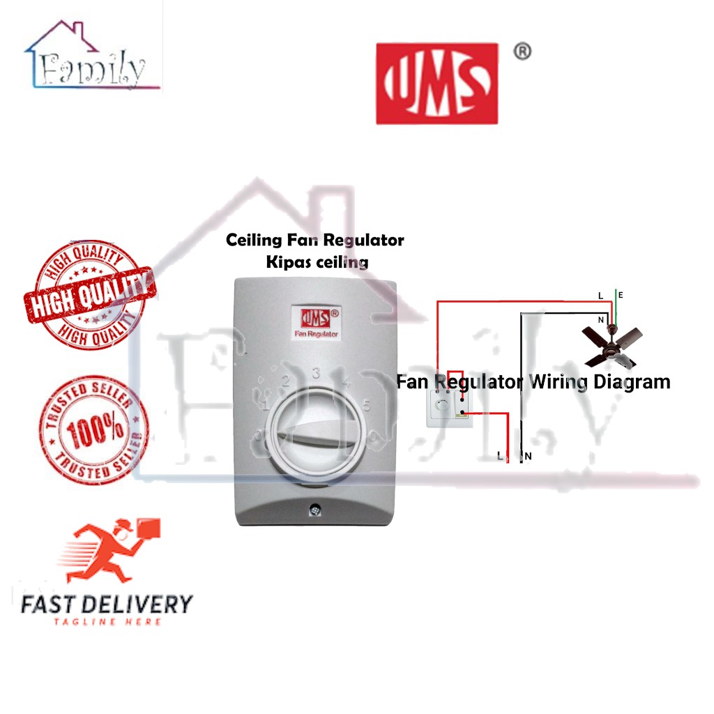 Ceiling Fan Wiring Diagram With Regulator | Wiring Diagram Gallery