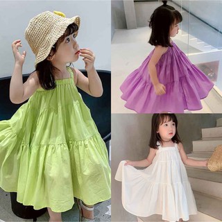 Girl Princess Dress Kids 100% Cotton Gauze Birthday Party Dress Baby Girls Kids Dress Girls Gift 1-7 years Old