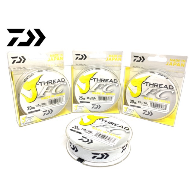 Daiwa J Thread Fluorocarbon Leader Line Made In Japan Shopee Malaysia