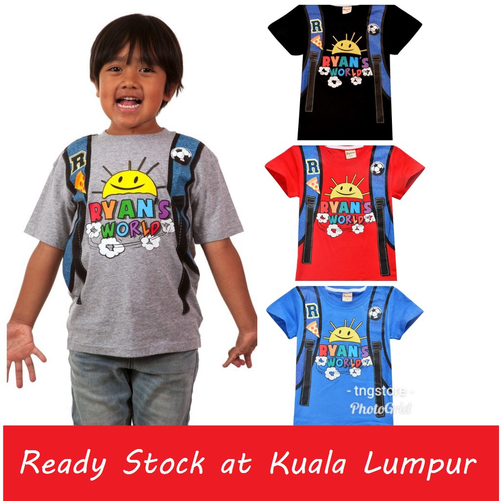Socute Ryan Toysreview Toys Review T Shirt Top Boy Girl Ready Stock Malaysia Shopee Malaysia - socute roblox t shirt top boy girl ready stock shopee malaysia