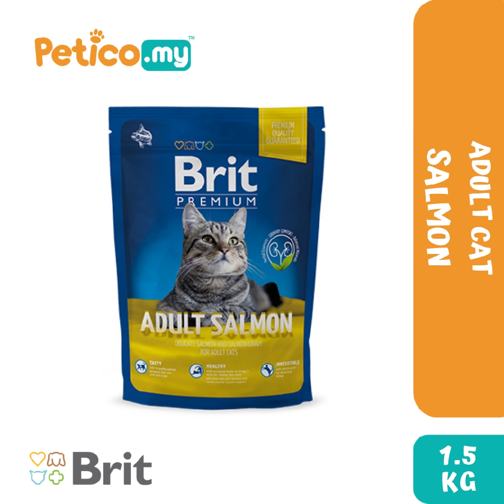 brit premium cat adult salmon