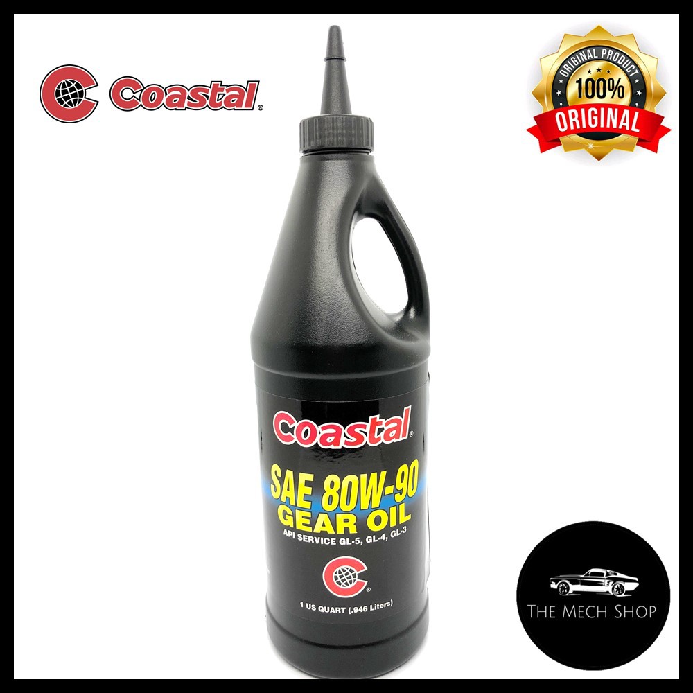 Coastal US SAE 80w-90 Manual MT Gear Oil (1 Litre)