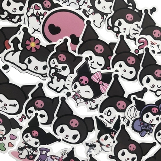 40pcs Cute Kuromi Sanrio Cartoon Waterproof Stickers | Shopee Malaysia