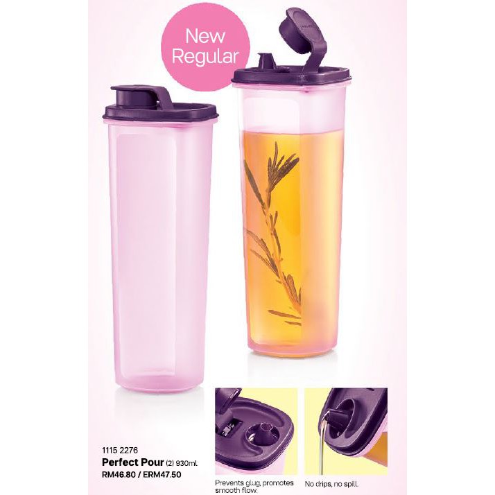 (New) Tupperware Perfect Pour (930ml) 2pcs