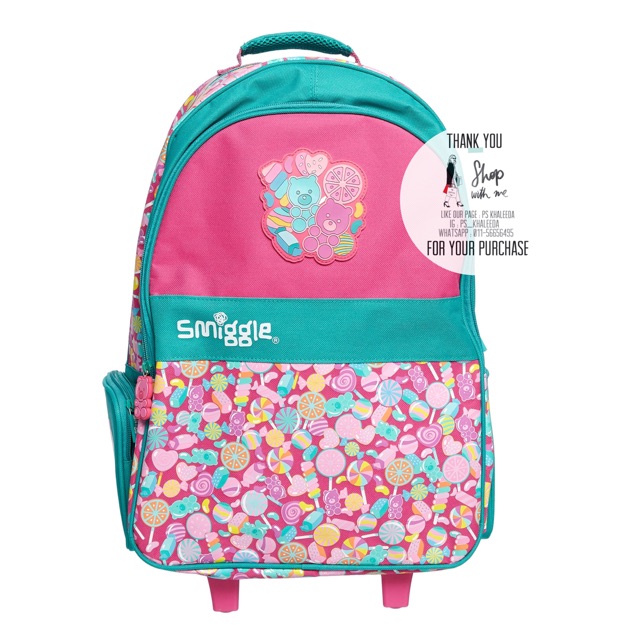 smiggle trolley school bag