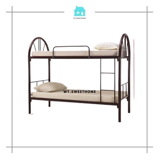 Free Shipping !!! Powder Coat Metal Double Decker Bunk Metal Bed Frame ...