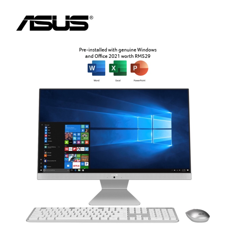 ASUS V241EPKWA003WS 23.8" FHD AllInOne Desktop PC White ( I51135G7