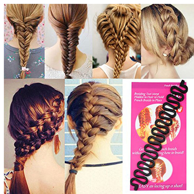 Black Coiled Hair Tool Fishbone Centipede Twist Braided Braided Wave Braided Braided Hair Artifact Shopee Malaysia