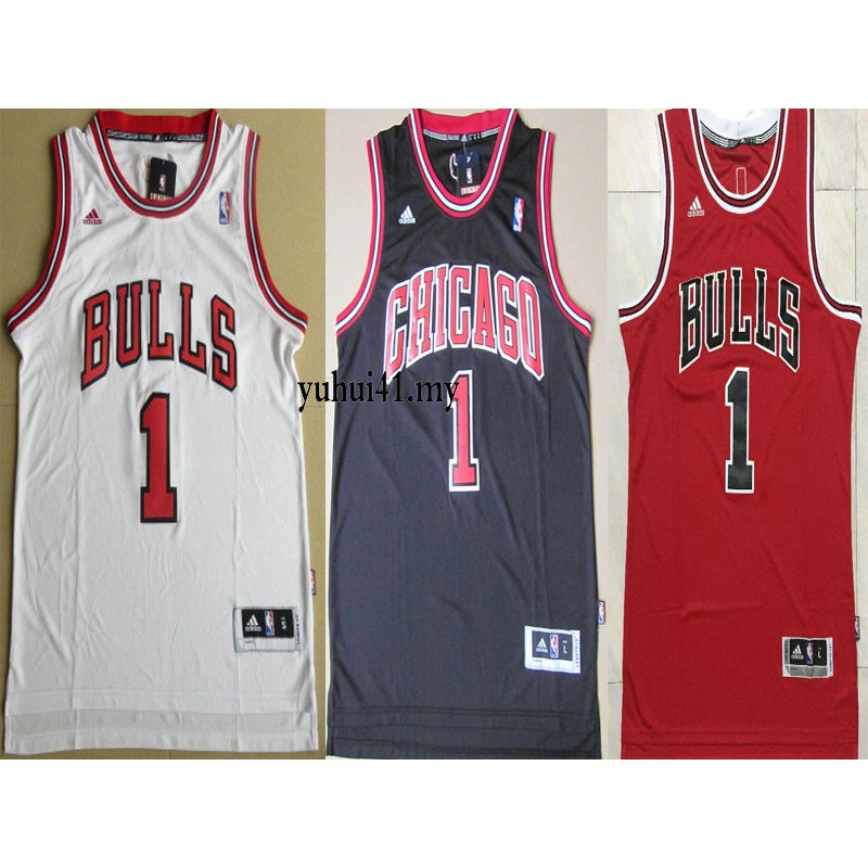 black and white bulls jersey