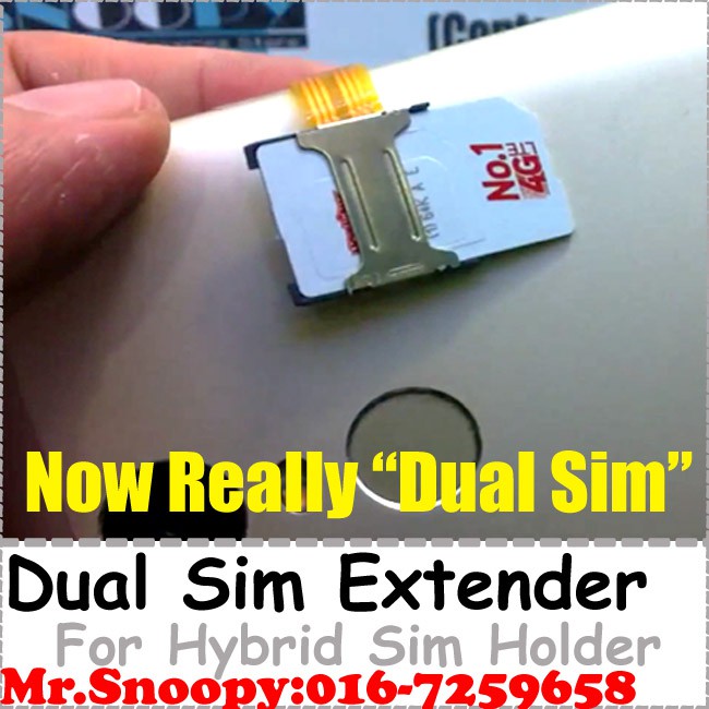 Dual Sim Card Extender, For Hybrid Sim Holder (Micro To Nano Sim ...