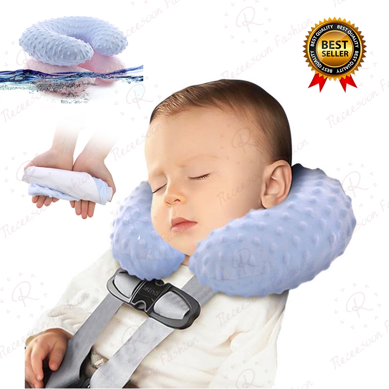 Inflatable Pillow For Baby Kids U Shape Pillow Infant Child Neck