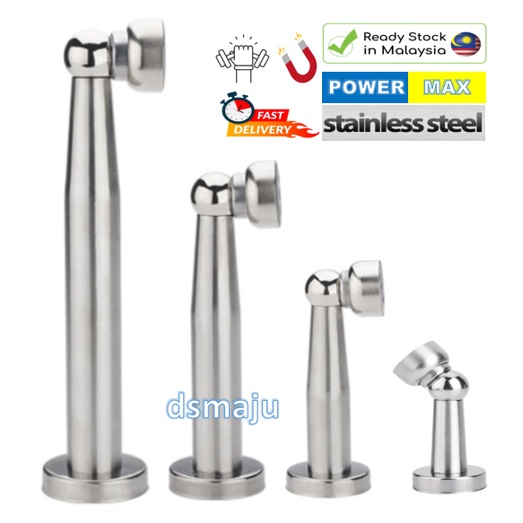 Stainless Steel Long Magnetic Door Stopper Long Door Holder Door Bump ...