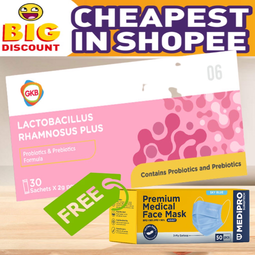 [FREE MEDIPRO FACE MASK] GKB Lactobacillus Rhamnosus Plus 30S