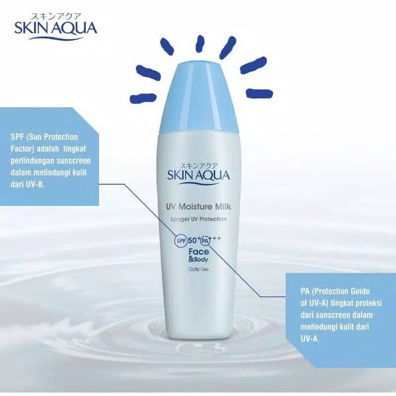 Skin Aqua UV Moisture Milk SPF50 Longer UV Protection 40g