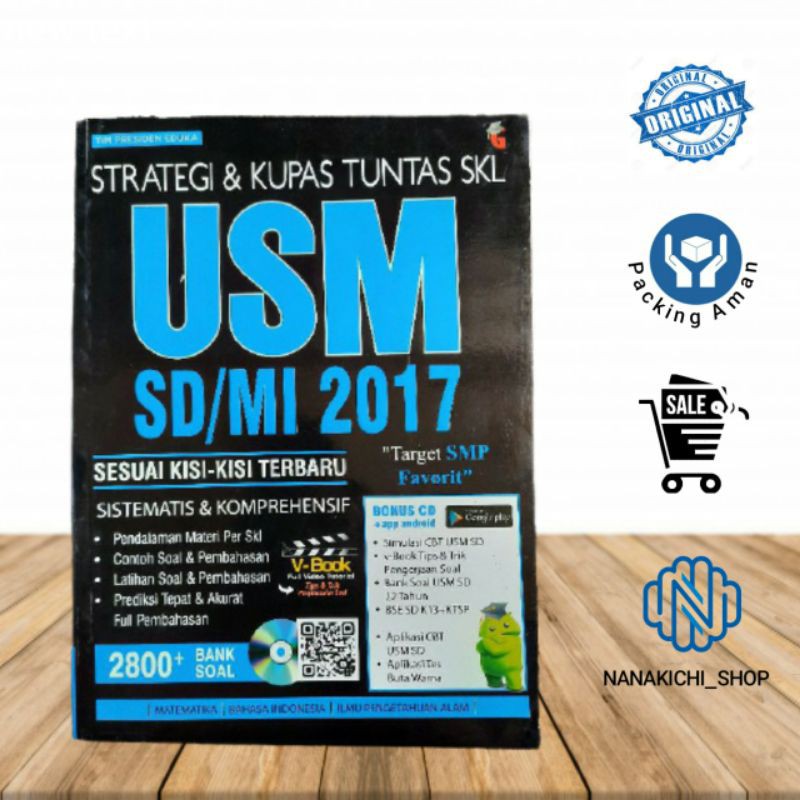 USM BOOK FOR ELEMENTARY SCHOOL/STRATEGI & COMPLETE SKL USM SD/MI 2017 ACCORDING TO THE LATEST GRIDS "FAVORITE JUNIOR HIGH SCHOOLTARGET"