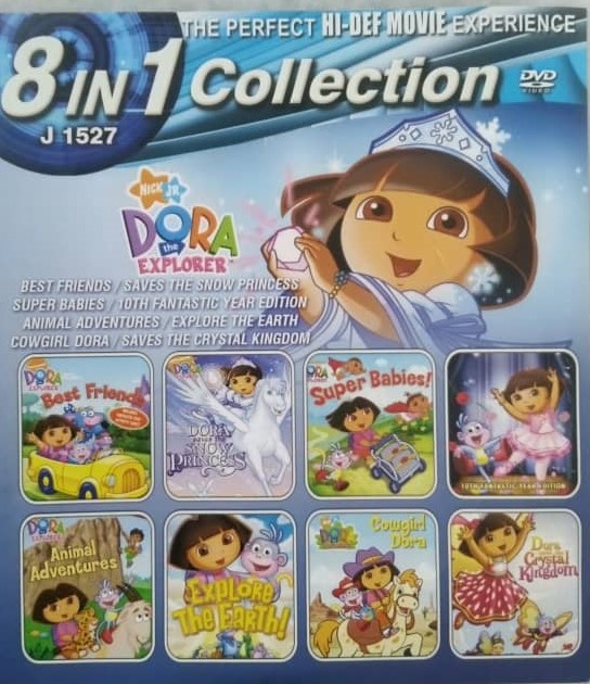 DVD Movie English Cartoon Dora The Explorer 8 In 1 Collection J 1527 |  Shopee Malaysia