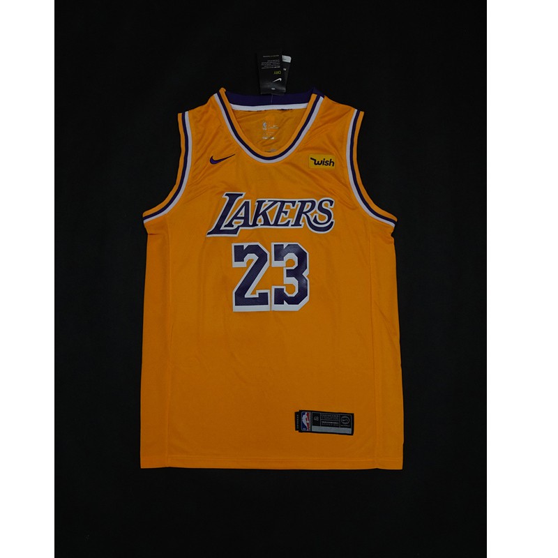 yellow lakers lebron jersey