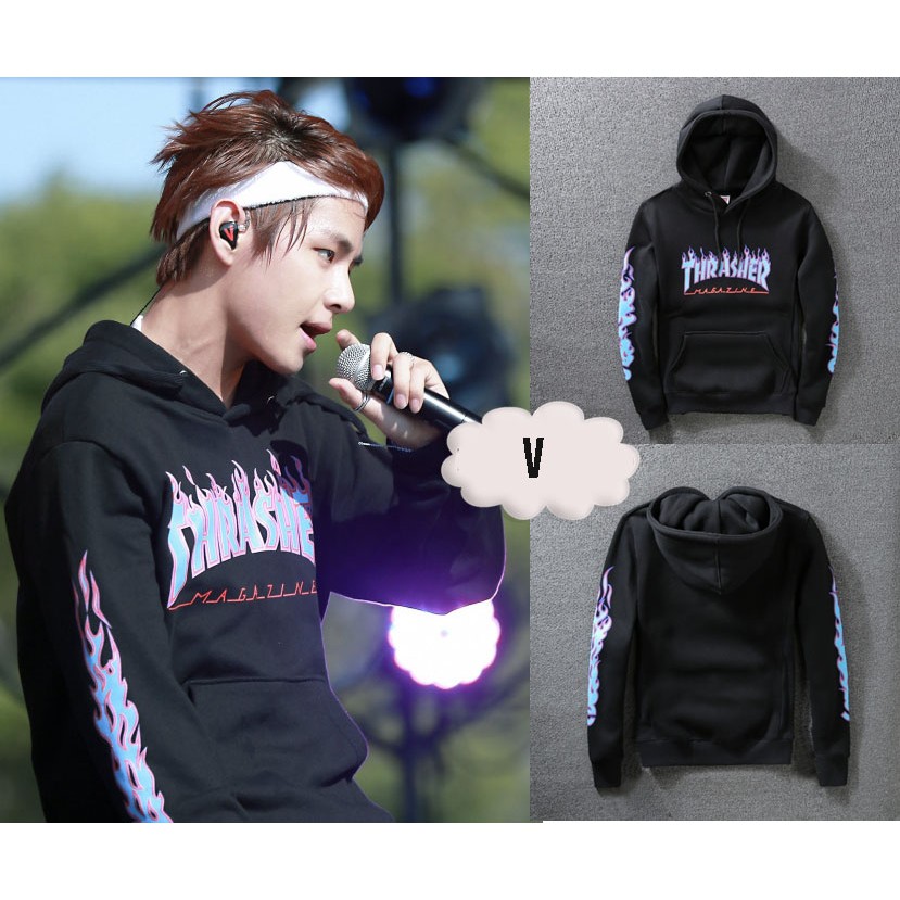 Taehyung thrasher hoodie sale