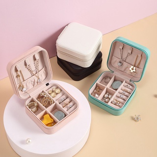 Jewelry Organizer Portable Display Travel Jewellery Box Necklace Ring ...