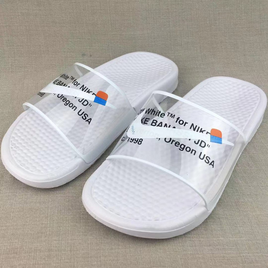 nike transparent slides