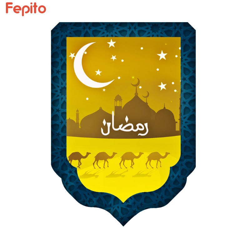 Essential Purpose Eid Mubarak Banner Pull Flag Muslim Ramadan Decoration Islamic Kad Raya Aidilfitri Hari Supplies Have - Image 5