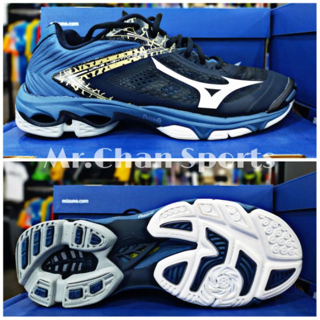 mizuno wave stealth navy