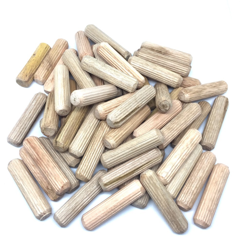 10mm x 40mm Jointing Dowel Pin Wood Fluted 50pcs Pack Kayu Shopee Malaysia