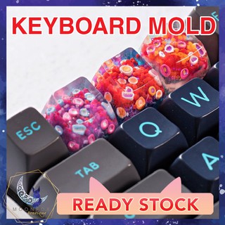 [ Mechanical ] Keyboard Mold Computer PC Gamer Pet Paw keycaps Silicone Molds DIY Resin