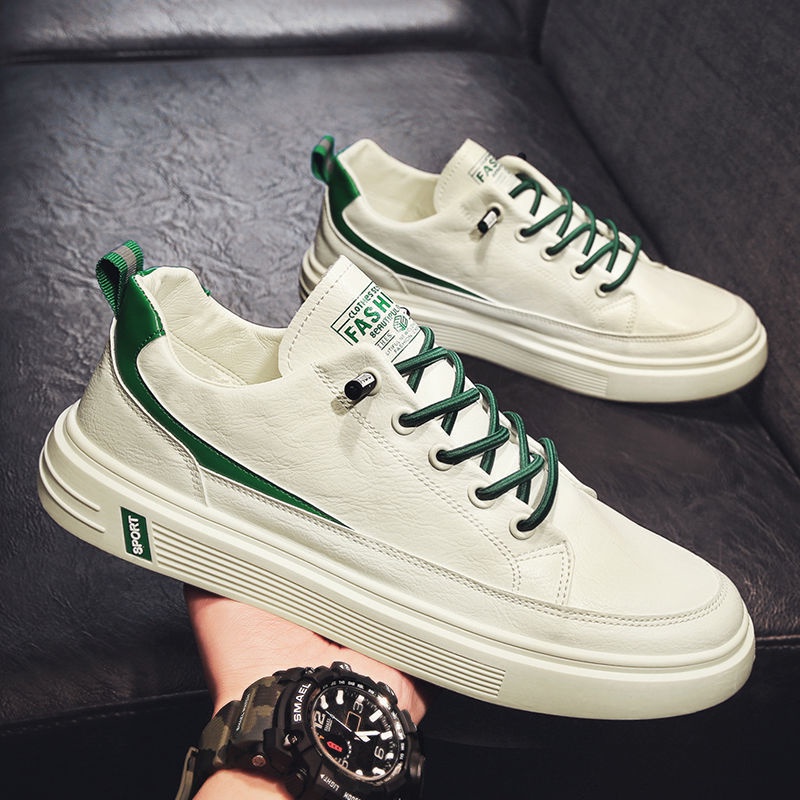 Men's Shoes New Style Summer Breathable Casual Youth Low-Cut Thin Small White Sneakers Korean Version All @新款夏季透气休闲青少年低帮薄款小白板鞋韩版百搭潮鞋Kawan muda baru yang boleh bernafas musim panas rendah topi papan putih tipis dan rendah kasut versi berbagai-bagai Korea