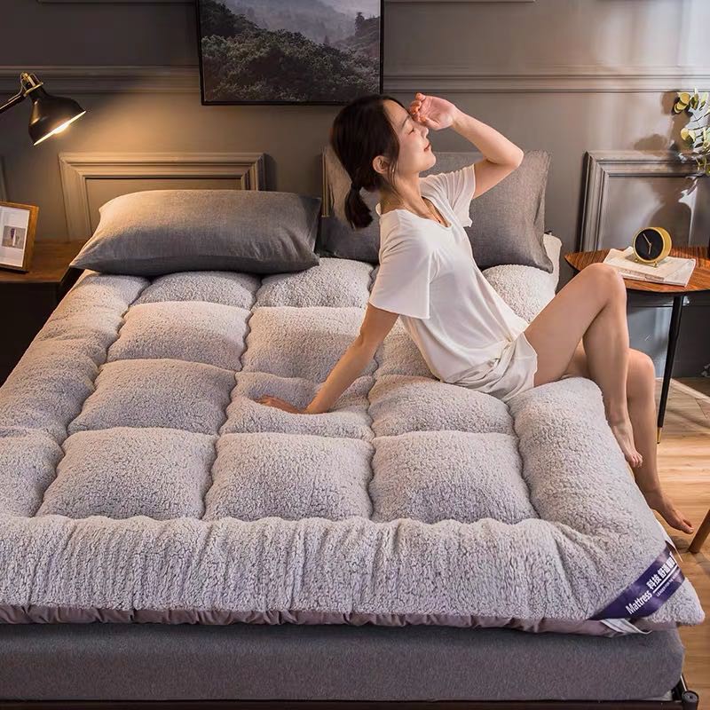 Thicker Tatami Mattress Bed Mattress Topper Tilam Tebal Empuk comfortable soft breathable folded Queen Bedding