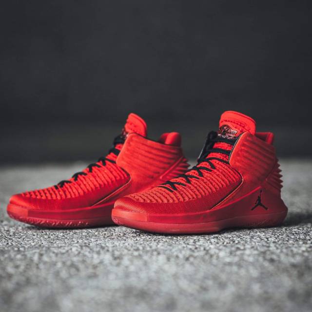 Nike Air Jordan 32 Red Men S Basketball Shoes Shopee Malaysia