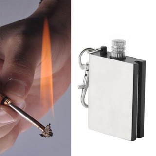 Creative Stainless Steel Waterproof Match Lighter Square Shape 