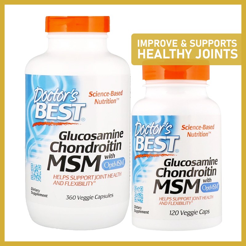 [Ready Stock] Doctor's Best Glucosamine Chondroitin MSM with OptiMSM ...