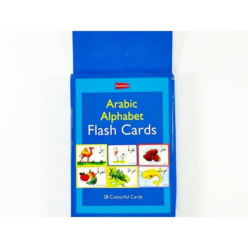 Arabic Alphabet Flash Cards Alif Ba Ta Flashcard With Arabic Words Shopee Malaysia