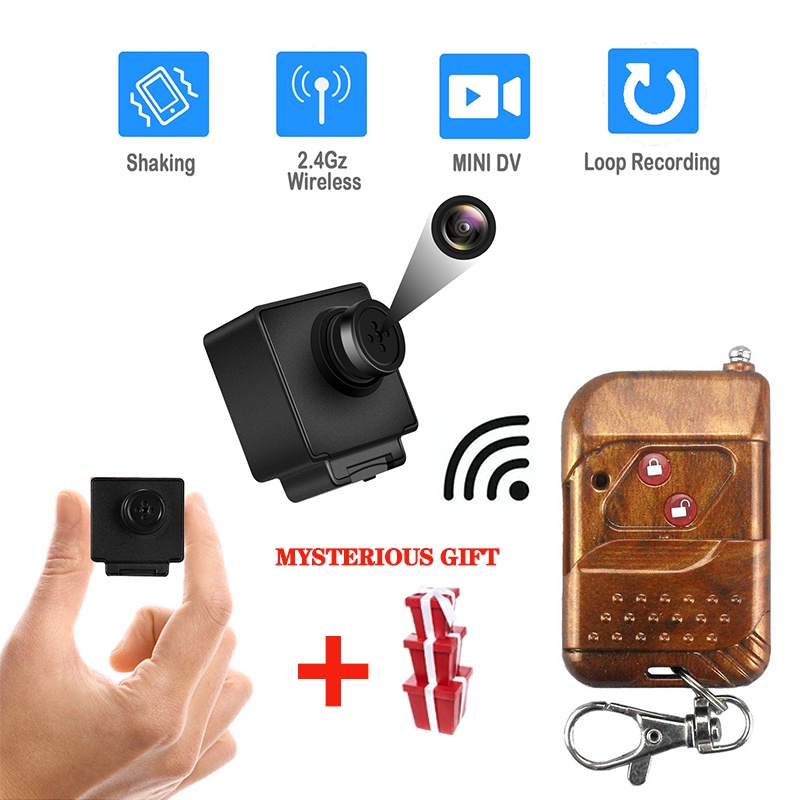 Mini Body Wifi Camera HD 1080P Remote Control Covert Security Camcorder Espia Camuflada DVR Record Digital Micro DV Recorder